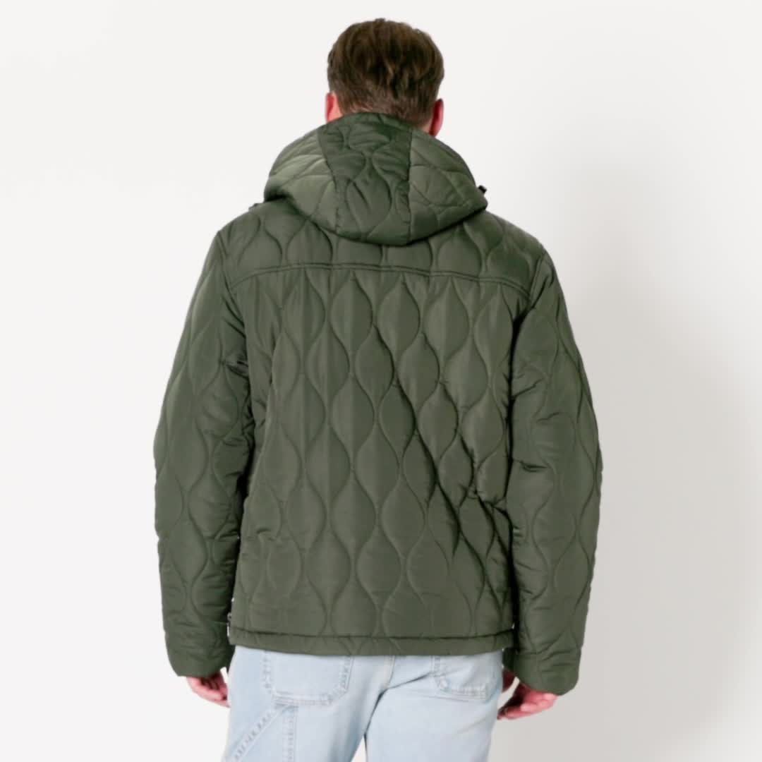Amazon.com: Amazon Essentials Men's Anorak Hooded Quarter-Zip